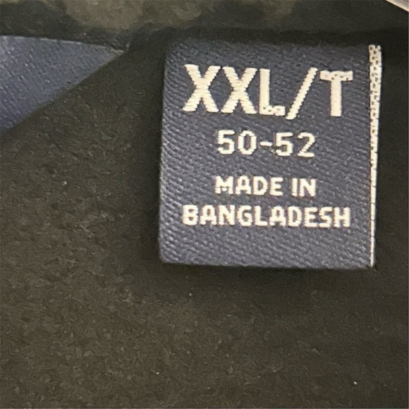 Lands' End Men's XXL/T Black Sherpa Fleece Jacket Winter Casual Zip Pockets - Picture 9 of 15